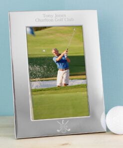 Personalised Golf 4×6 Silver Photo Frame