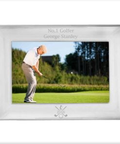 Personalised Golf 6×4 Landscape Silver Photo Frame