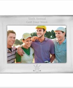 Personalised Golf 6×4 Landscape Silver Photo Frame