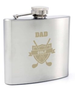 Personalised Golf Hip Flask