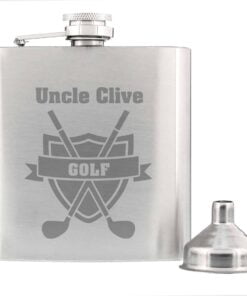 Personalised Golf Hip Flask