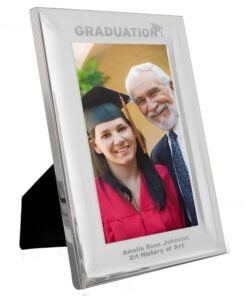 Personalised Graduation 4×6 Silver Photo Frame