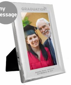 Personalised Graduation 4×6 Silver Photo Frame