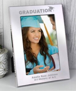Personalised Graduation 4×6 Silver Photo Frame