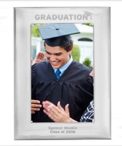 Personalised Graduation 4×6 Silver Photo Frame