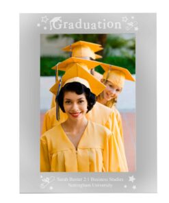 Personalised Graduation 5×7 Silver Photo Frame
