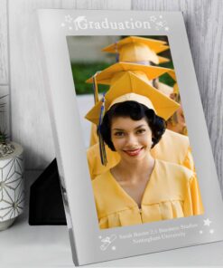 Personalised Graduation 5×7 Silver Photo Frame