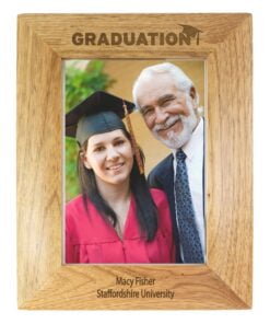 Personalised Graduation 5×7 Wooden Photo Frame
