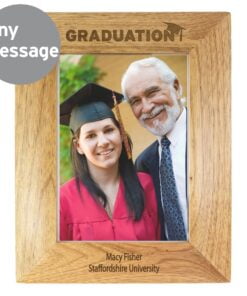 Personalised Graduation 5×7 Wooden Photo Frame