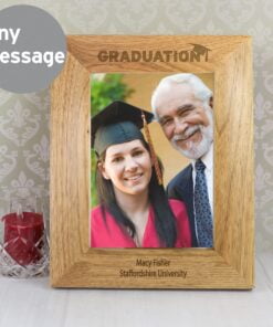 Personalised Graduation 5×7 Wooden Photo Frame