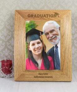 Personalised Graduation 5×7 Wooden Photo Framev