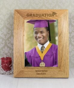 Personalised Graduation 5×7 Wooden Photo Frame