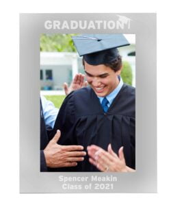 Personalised Graduation 7×5 Silver Photo Frame