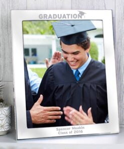 Personalised Graduation 8×10 Silver Photo Frame