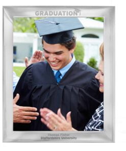 Personalised Graduation 8×10 Silver Photo Frame