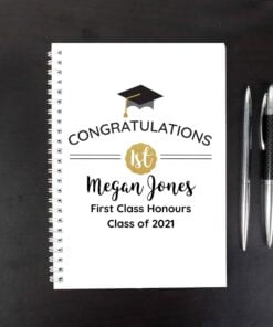 Personalised Graduation A5 Notebook