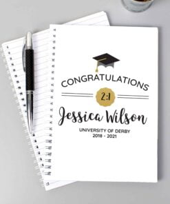 Personalised Graduation A5 Notebook