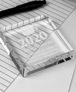 Personalised Graduation Large Crystal Token