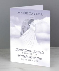 Personalised Guardian Angel Card