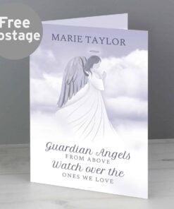 Personalised Guardian Angel Card