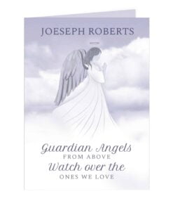 Personalised Guardian Angel Card