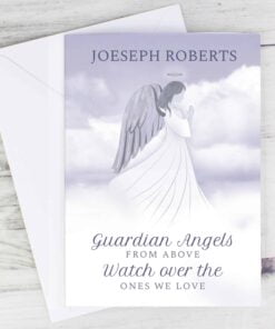 Personalised Guardian Angel Card