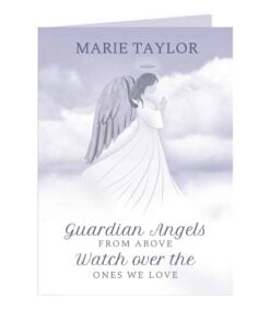 Personalised Guardian Angel Card