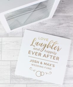 Personalised Happily Ever After Wedding Fund Box
