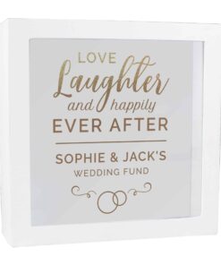 Personalised Happily Ever After Wedding Fund Box