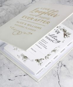 Personalised Happily Ever After Wedding Planner