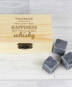 Personalised Happiness Whisky Stones