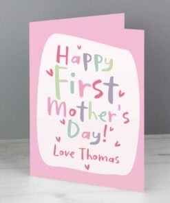 Personalised Happy First Mother’s Day Card