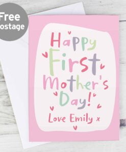 Personalised Happy First Mother’s Day Card