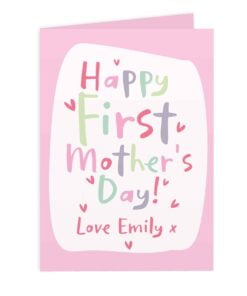 Personalised Happy First Mother’s Day Card