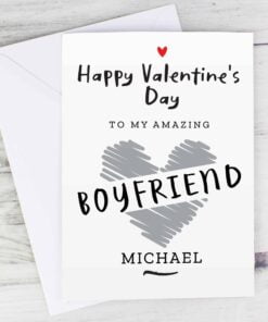 Personalised Happy Valentine’s Day Card