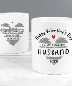 Personalised Happy Valentine’s Day Mug