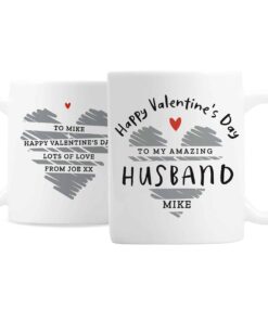 Personalised Happy Valentine’s Day Mug