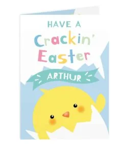 Personalised Have A Cracking Easter Card