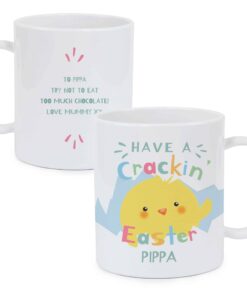 Personalised Have A Cracking Easter Plastic Mug