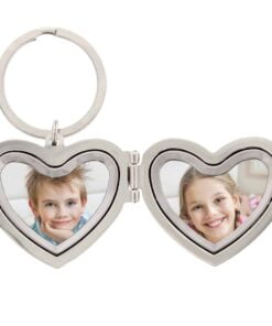 Personalised Heart Photoframe Keyring