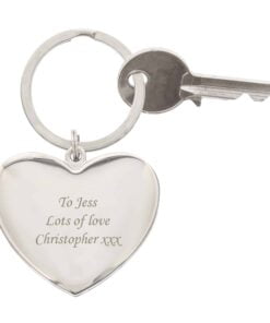 Personalised Heart Photoframe Keyring