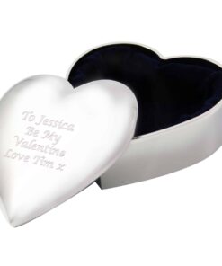 Personalised Heart Trinket Box