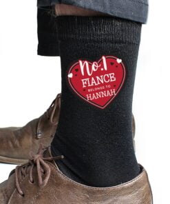 Personalised Hearts No.1 Men’s Socks