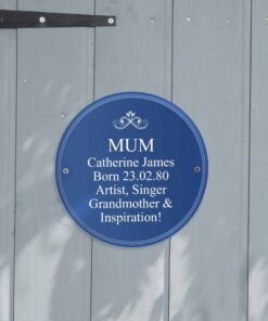 Personalised Heritage Plaque