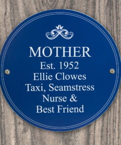 Personalised Heritage Plaque