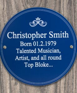 Personalised Heritage Plaque