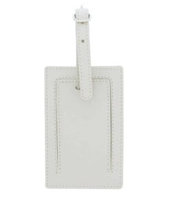 Personalised Hessian Elephant Cream Luggage Tag