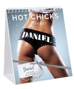 Personalised Hot Chicks Desk Calendar