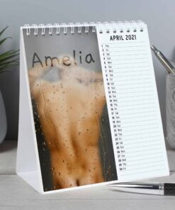 Personalised Hot Hunks Desk Calendar