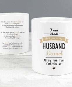 Personalised I Am Glad… Mug